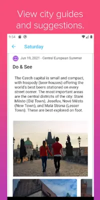 Trip Plans android App screenshot 0